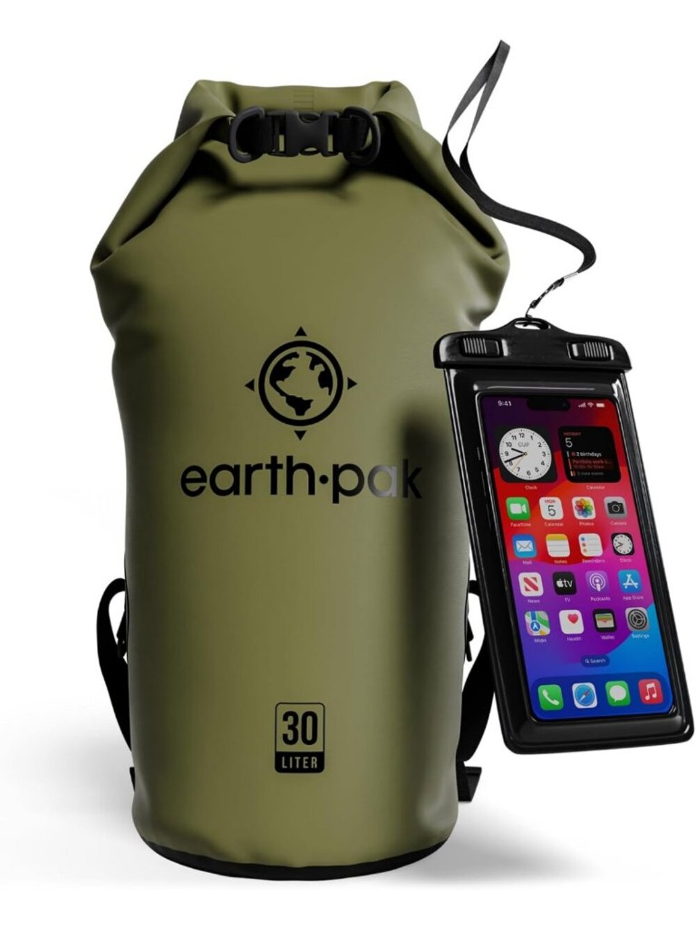 Waterproof Dry Bag Backpack - Roll Top Sack for Kayaking & Outdoor Gear